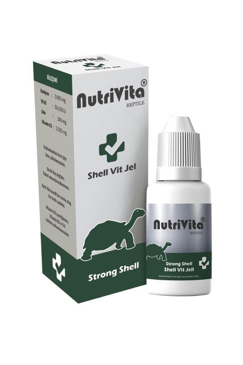 NutriVita Shell Vit Jel Kaplumbağa Kabuk Sağlığı Desteği 30 cc