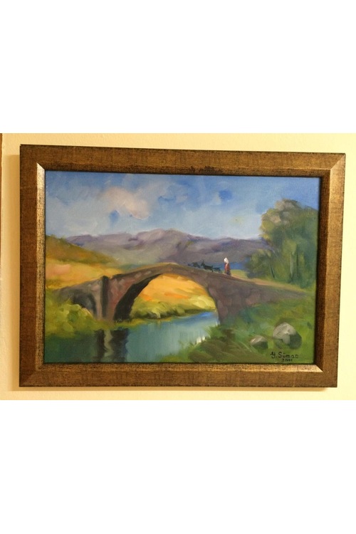 Taş Köprü - Akril Tablo