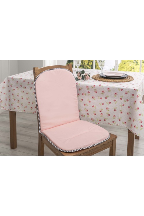 FAVORE CASA NAZLI Sırtlıklı Sandalye Minderi 80x40 cm