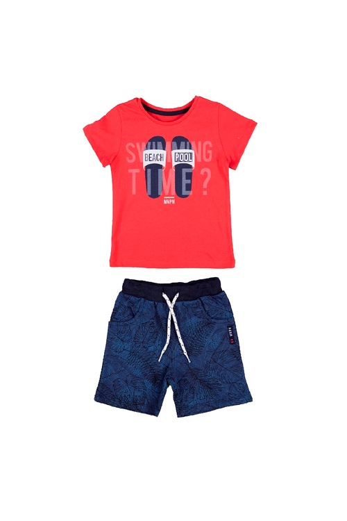 Bebepan Seaside Erkek Çocuk Empirme Şort T-Shirt Takım