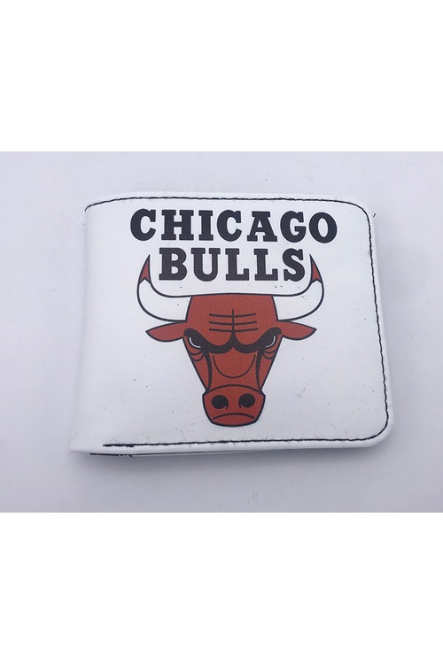 NBA Beyaz Chicago Bulls - Logo Erkek Cüzdan