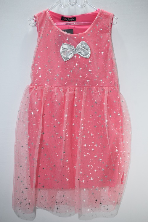 Bgc Kids Kız Çocuk 4-8 Yaş Fiyonklu Varak Elbise
