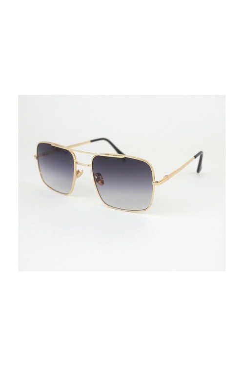 Unisex Pilot Model Gold Çerçeve Güneş Gözlüğü