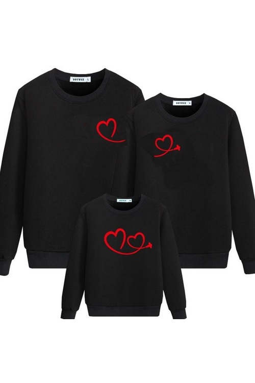 Özel Tasarım Aile Kombini Sweatshirt