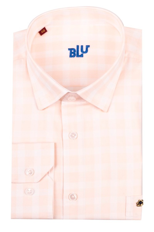 BLU Alttan Düğmeli Yaka Gömlek