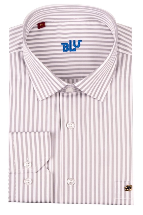BLU Kravat Yaka Klasik Gömlek