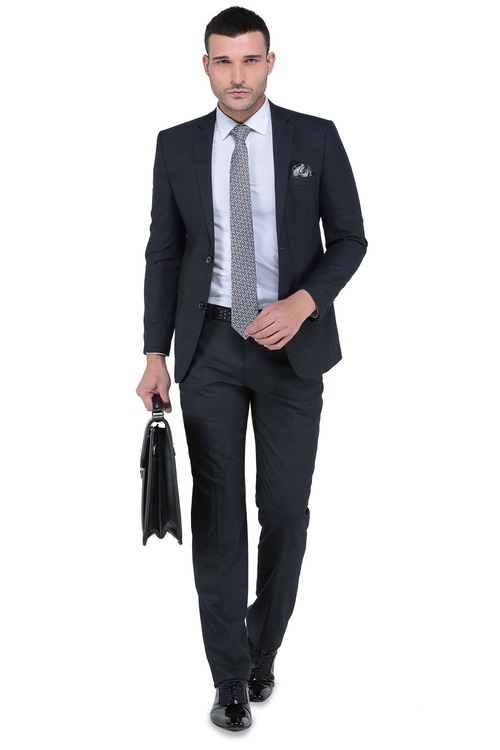 Buenza Torres Slim Fit Mono Tk Yrt Takım Elbise - Siyah