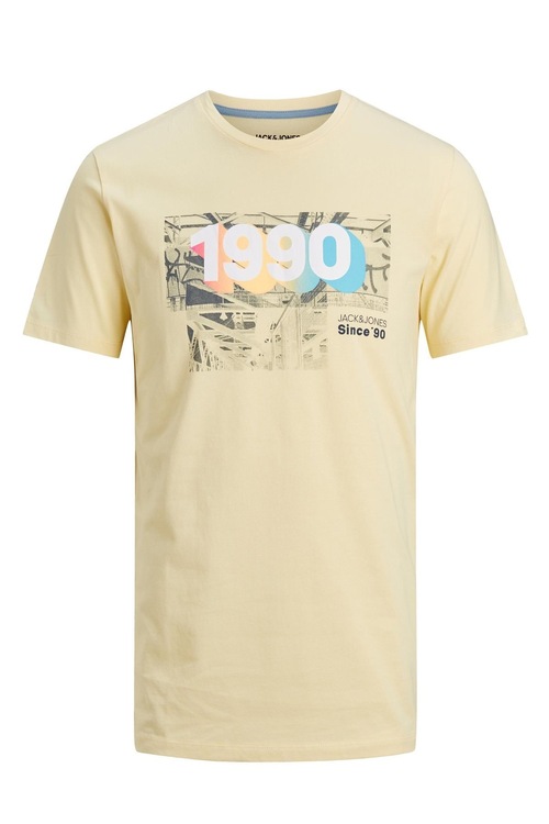 JACK JONES JJSPRING FEELING ERKEK SARI TİŞORT 12182616