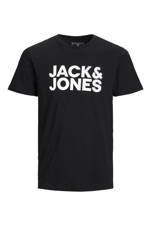 JACK JONES Yazılı Erkek Bisiklet Yaka Tişört 12201240