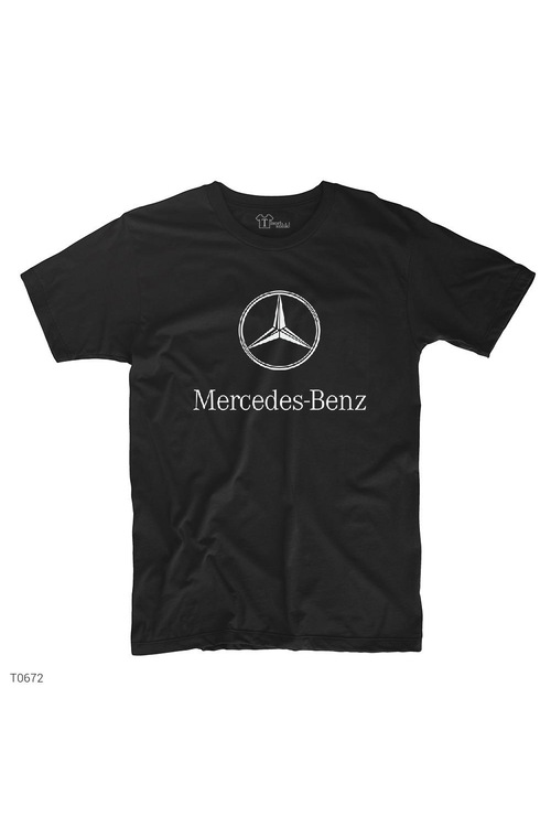 Mercedes-Benz Logo Siyah T-Shirt