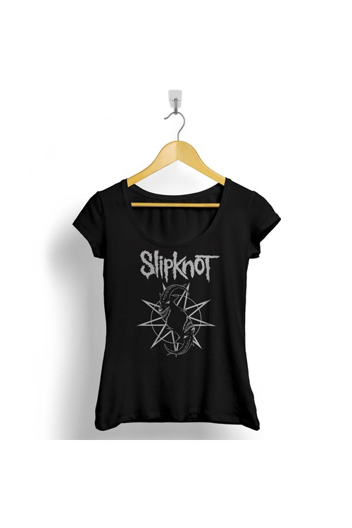 Slipknot Slip Knot Ravado Goat Star Logo Kadin Tisort Fiyatlari Ve Ozellikleri