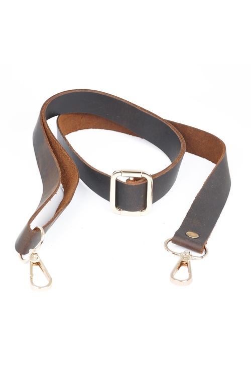 Hakiki Deri Çanta Sapı Crazy Horse Rengi 120 cm