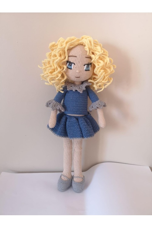 Ayşin Bebek Amigurumi Organik Oyuncak