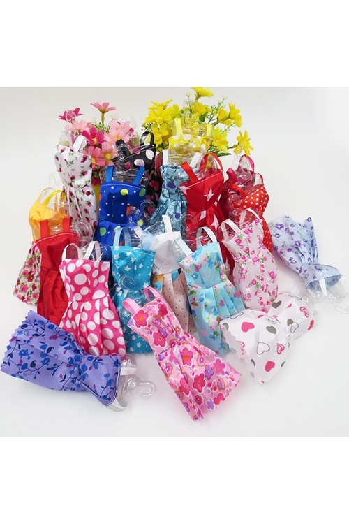 Barbi Bebek Kıyafeti Barbie Aksesuar Giydirme Kız Çocuk 10