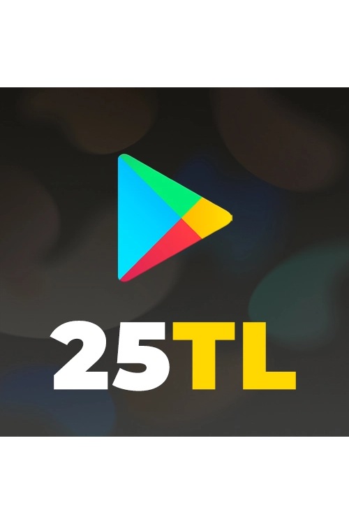 Google Play 25 TL Bakiye (Promosyon) Kodu - Hediye Kartı