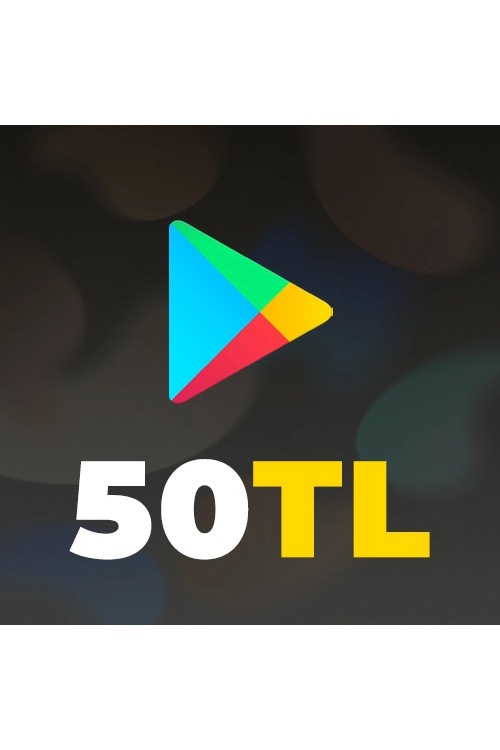 Google Play 50 TL Bakiye (Promosyon) Kodu - Hediye Kartı