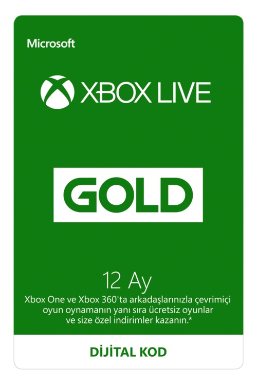 Xbox Live Gold Üyeliği 12 Ay