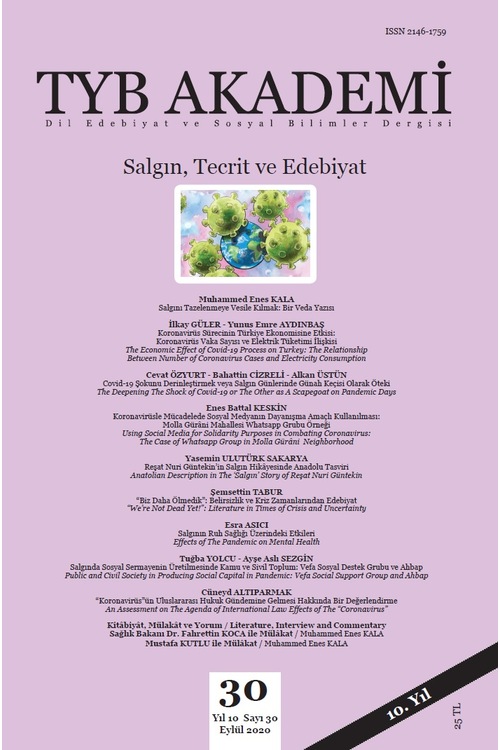 TYB Akademi 30 : Salgın Tecrit ve Edebiyat
