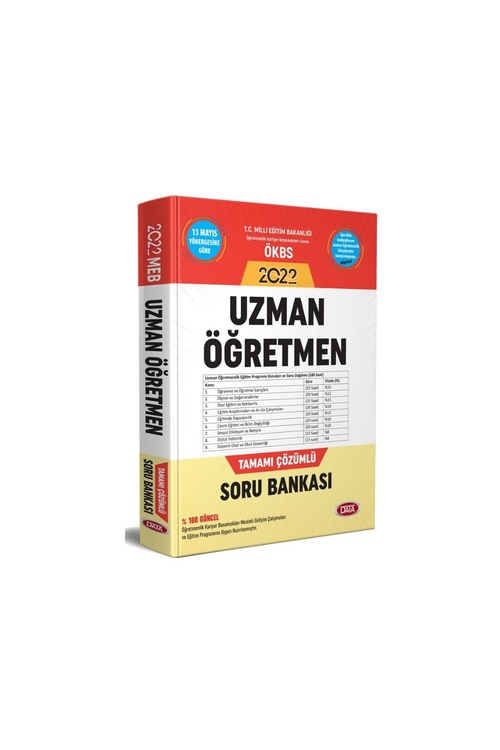 Data 2022 Uzman Öğretmenlik Soru Bankası