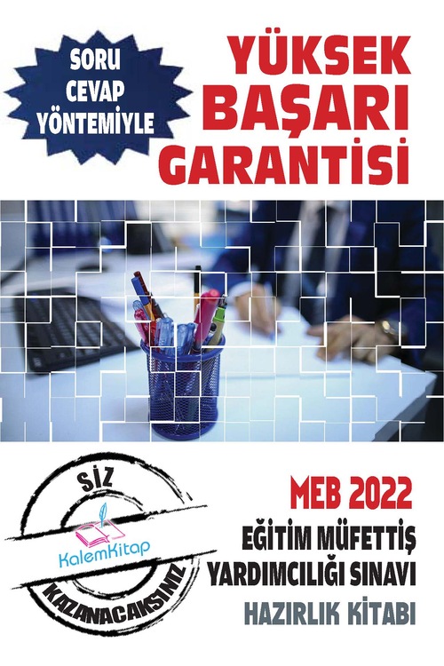 MEB 2022 EĞİTİM MÜFETTİŞ YARDIMCILIĞI SINAVI HAZIRLIK KİTABI