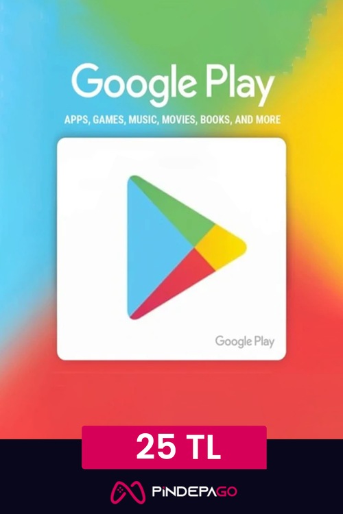 Google Play Hediye Kartı 25 TL