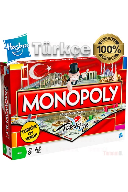 MONOPOLY TÜRKİYE Orijinal Hasbro EMLAK TİCARET Oyunu Fiyatları ve ...