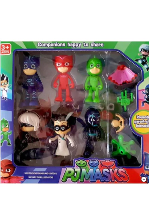 Pjmasks 10'lu Pijamaskeliler Figür seti