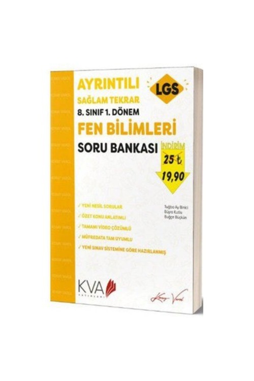 8. Sınıf 1. Dönem Fen Bil. Soru Bankası Ayrıntılı Sağlam Tekrar