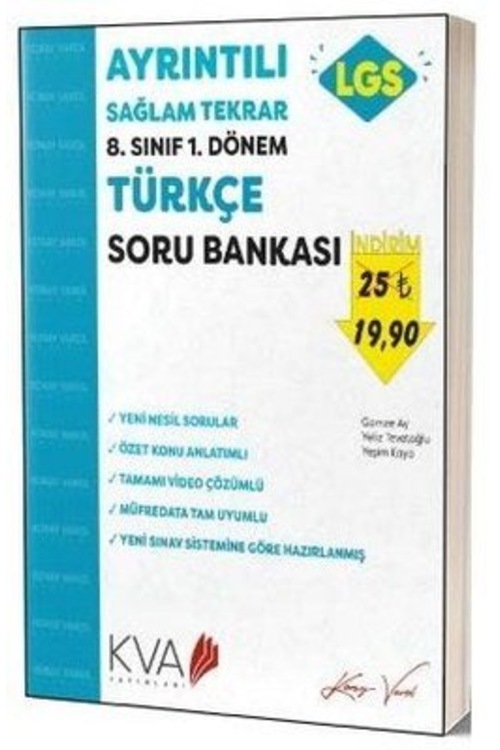 8. Sınıf 1. Dönem Türkçe Soru Bankası Ayrıntılı Sağlam Tekrar