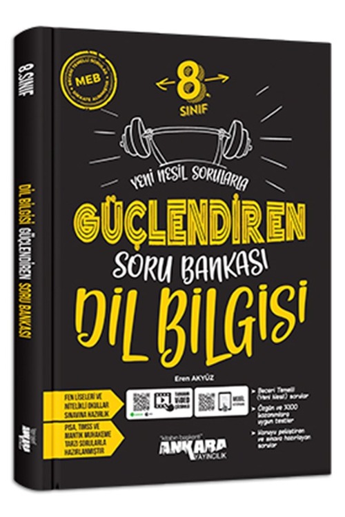 Ankara Yayıncılık 8. Sınıf Dil Bilgisi Güçlendiren Soru Bankası