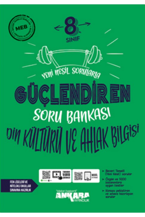 Ankara Yayıncılık 8. Sınıf Din Kültürü ve Ahlak Bilgisi Güçlendir