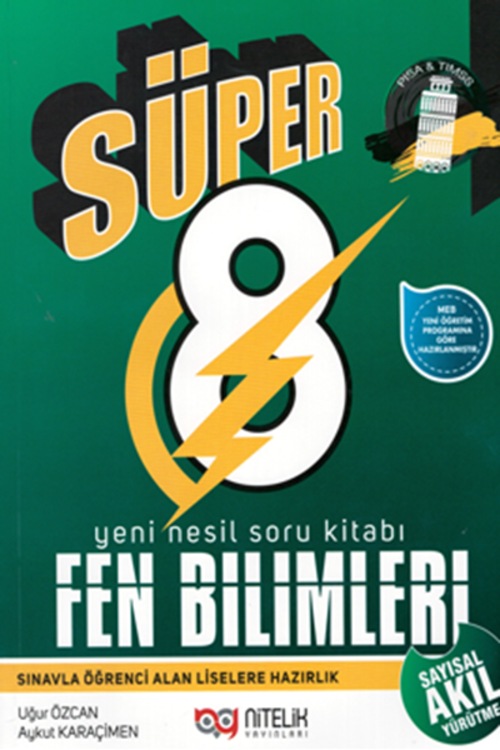 NİTELİK 8.SINIF YENİ NESİL SÜPER FEN BİLİMLERİ SORU KİTABI