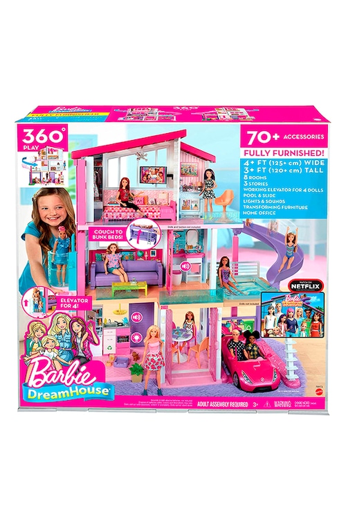 Barbie Rüya Evi 120CM 3 Katlı Asansörlü Büyük Barbi Evi Fiyatları ve