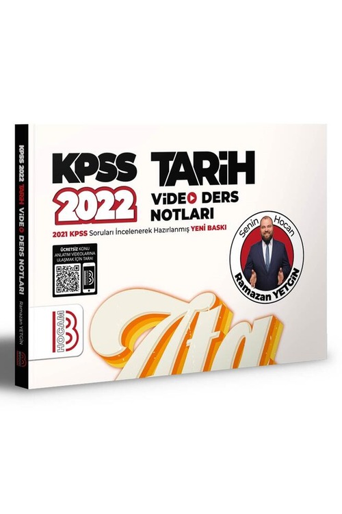Benim Hocam Yayınları 2022 KPSS Tarih Video Ders Notları