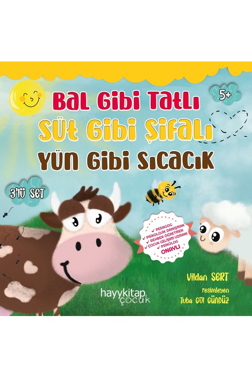 BAL GİBİ TATLI SÜT GİBİ ŞİFALI YÜN GİBİ SICACIK 3’lü Set - V