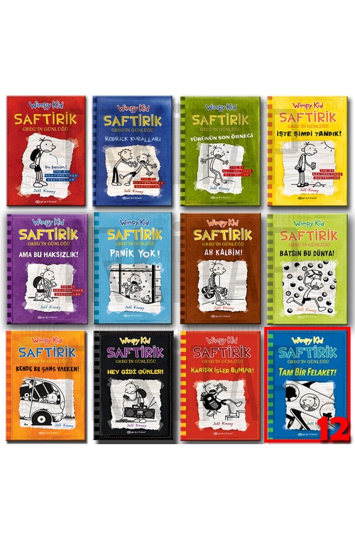 SAFTİRİK GREYİN GÜNLÜĞÜ 1-2-3-4-5-6-7-8-9-10-11-12 KİTAP SETİ