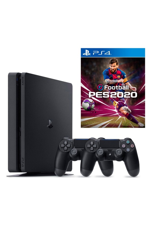 SONY PS4 500 GB + 2. KOL + PES 2020