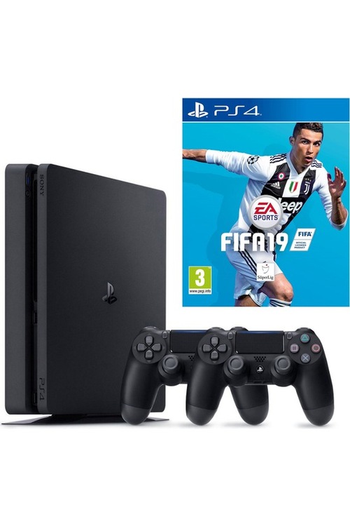 SONY PS4 SLIM 1 TB CUH-2216--BYENI SLIM + FİFA 19 + 2. KOL V2