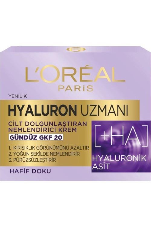 Loreal Paris Hyaluron Uzmanı Cilt Dolgunlaştıran Gündüz Krem 50ml
