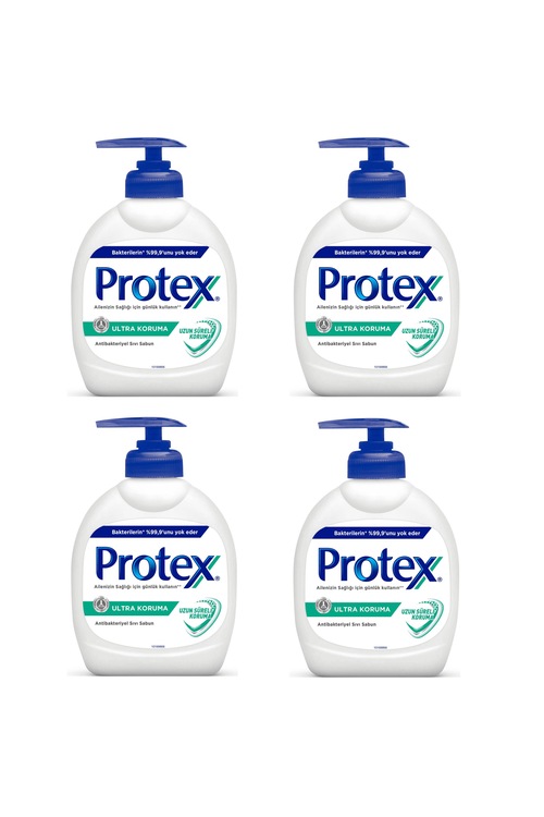 Protex Antibakteriyel Sıvı Sabun Ultra Koruma 300 ml 4 ADET