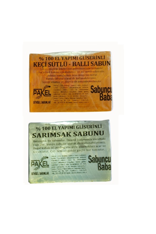Sarımsak Sabunu ve Keçi Sütlü Ballı Sabun