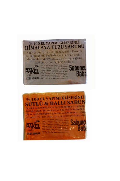 Sütlü Ballı Sabun ve Himalaya Tuzu Sabunu