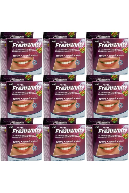 Fresh White Diş Beyazlatıcı Parlatıcı Bakım Tozu Karanfilli Clove