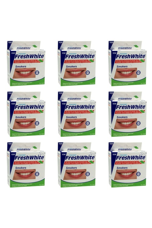 Fresh White Diş Beyazlatıcı Parlatıcı Bakım Tozu Sigara İçenlere