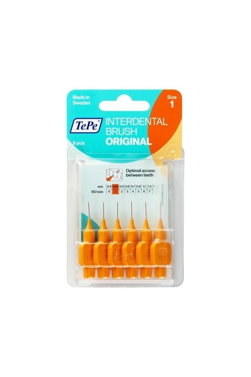 Tepe Arayüz Fırçası Blister 0,45mm 6�lı Turuncu Fiyatları ve Özellikleri