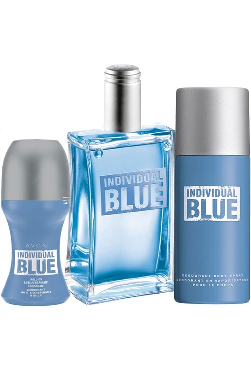 Avon Individual Blue Deodorant Rollon 3lü Set