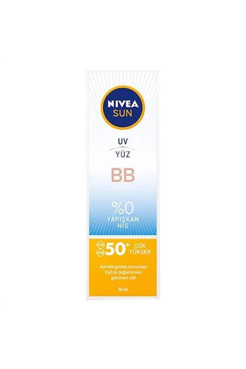 Nivea Sun BB Renkli Spf 50+ 50 ml Güneş Koruyucu Yüz Kremi