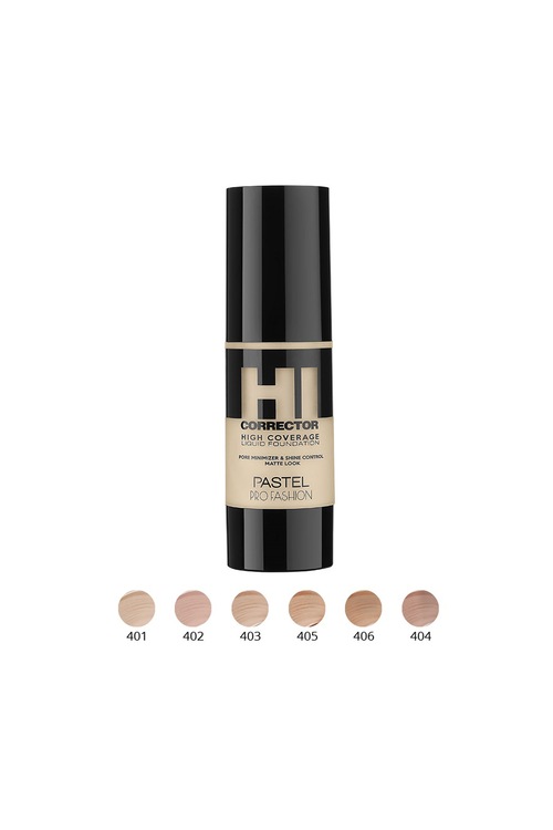 hi corrector high coverage liquid foundation