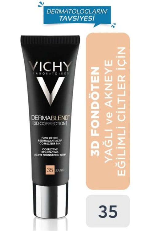 VICHY Dermablend 3 Boyutlu Düzeltici Fondöten 35-Sand Spf25 30ml