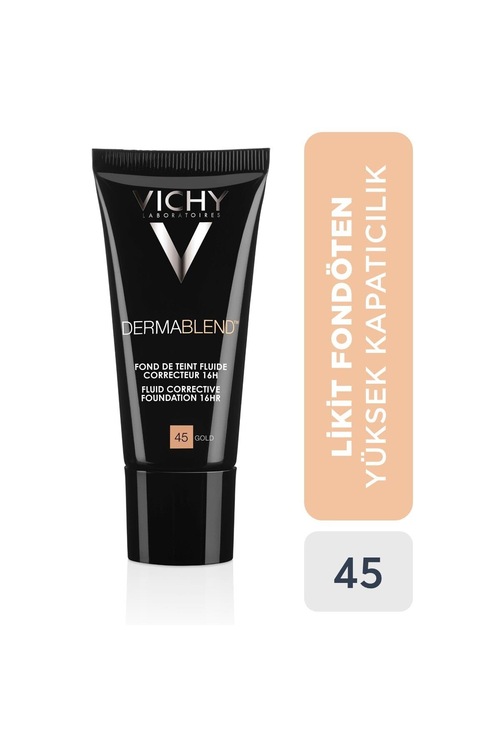 Vichy Likit Fondöten Koyu Bej 45 Gold 30 ml